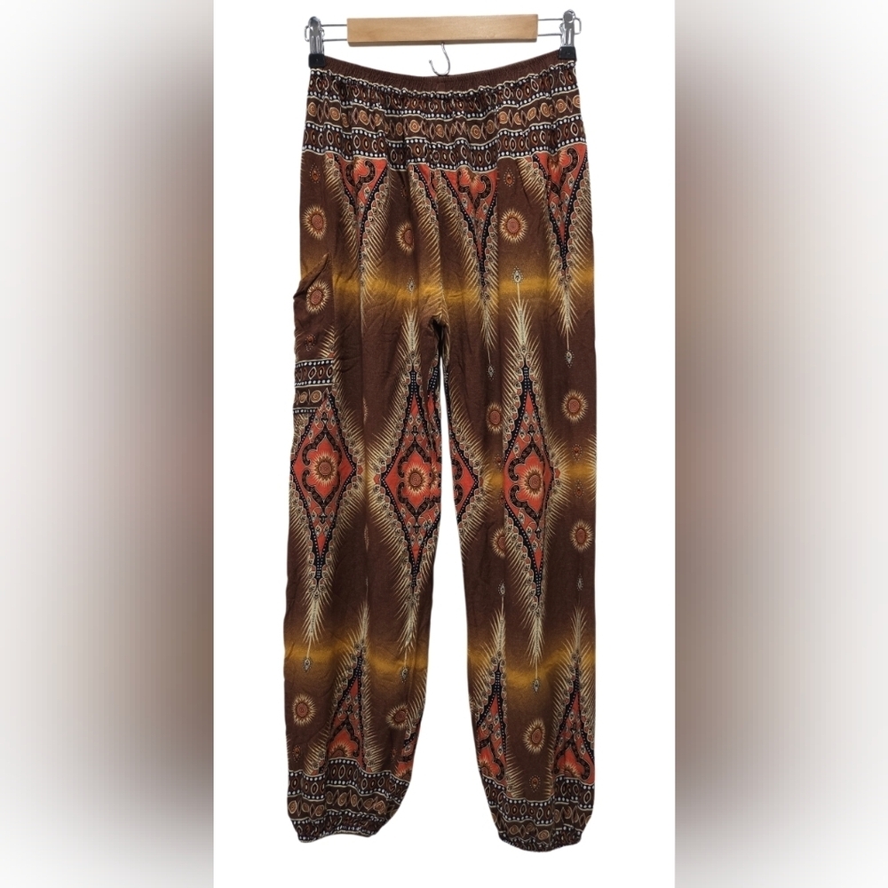 Earthbound Womans Boho Yoga Pants Size Large